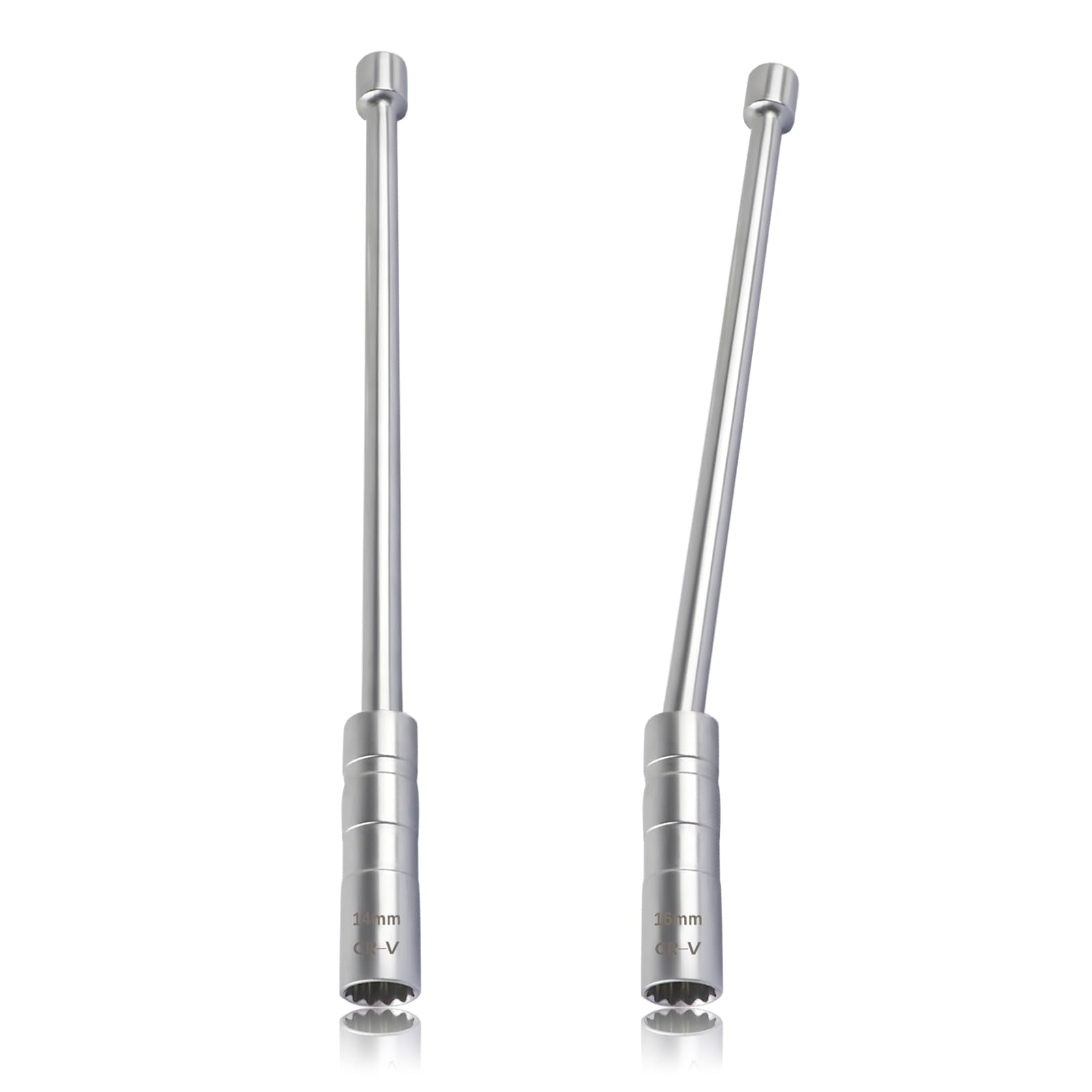 16mm & 14mm Spark Plug Socket Magnetic with 3/8 Drive,Extend Spark Plug Removal Tool with 12 Point Thin Wall,360 Rotatable Spark