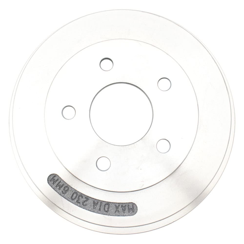 Trq Rear Brake Drum Pair Set Compatible With 2009-2010 Chevy Cobalt / 2009-2010 Pontiac G5 / 2009-2011 Chevy Hhr/Models With 5 L