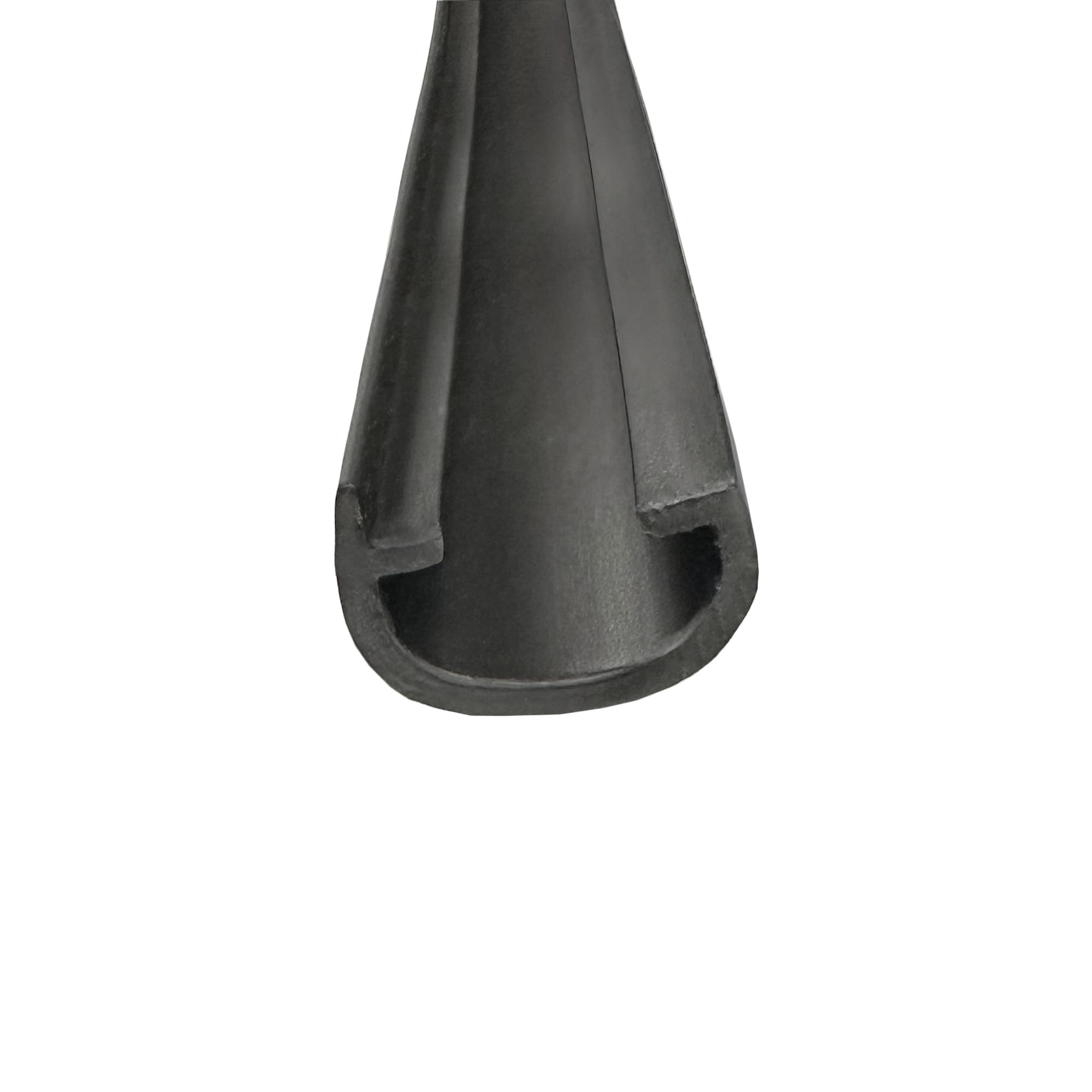 Automotive Authority Black RV Marine Camper Vinyl 3/4 x 25' Trim Molding Flexible Screw Cap Cover (Black, 25 ft)