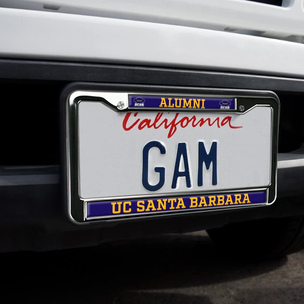 GRAPHICS & MORE UC Santa Barbara Alumni Metal License Plate Frame - Full Size, One Size, Durable Design