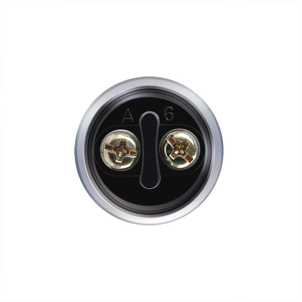 Full Spectrum Parts Golf Cart 12V Red Horn Switch Button W/Cover Floor Mount For Club Car, Ezgo, Yamaha