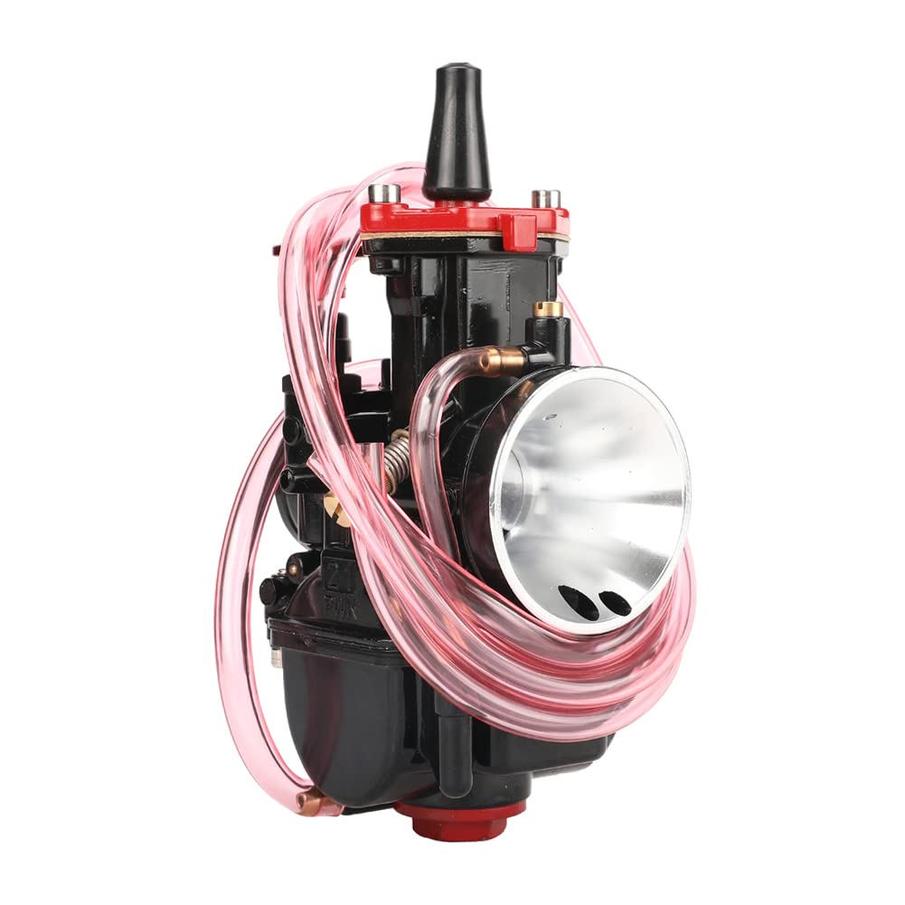 QXBER PWK Carburetor Kit 24mm for 50cc-110cc 2T/4T Dirt Bike, Scooter, ATV - Black