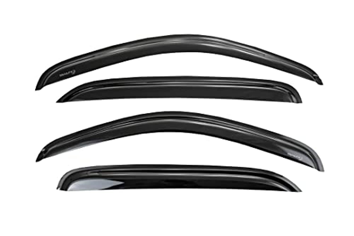 Trail Fx Bed Liners Trailfx Rain Guard Tape On Window Vent Visors Acrylic With A Smoke Tint 4 Piece Compatible With Ram Quad Cb 02-09 - 4623H