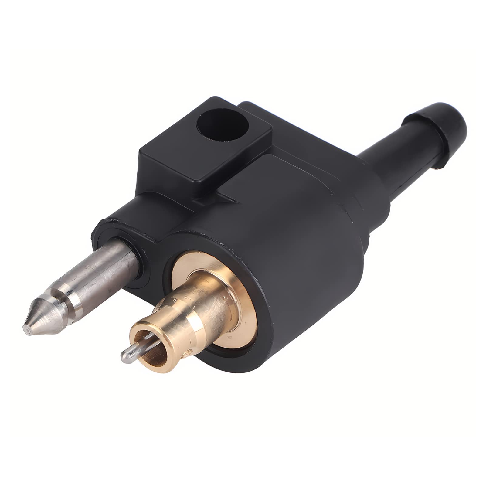 Acouto Male Fuel Connector 1/4 Inch Fuel Male Connector Pipe Joint Fit For Outboard Motor