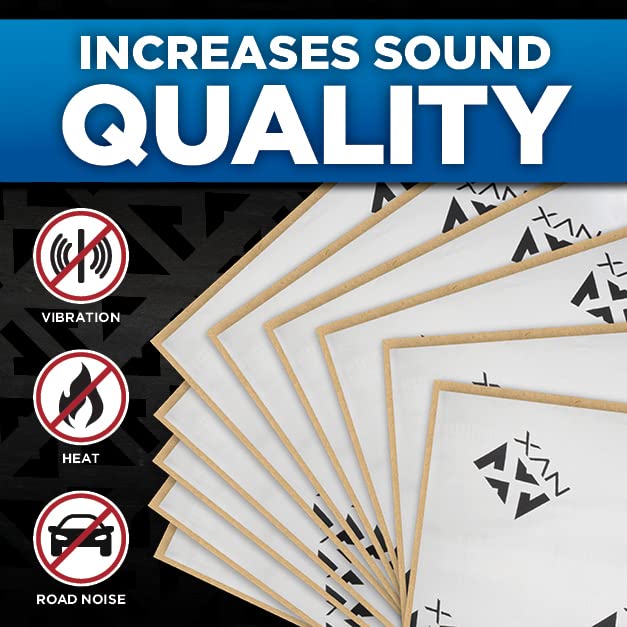 Nvx Sddk12 12 Square Feet Of Sound Dampening Material 4-Door Kit - Four 12'' X 36'' Pieces