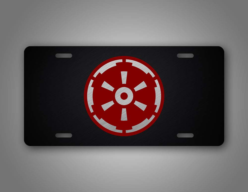 Imperial Emblem License Plate Official Galactic Empire Seal Auto Tag