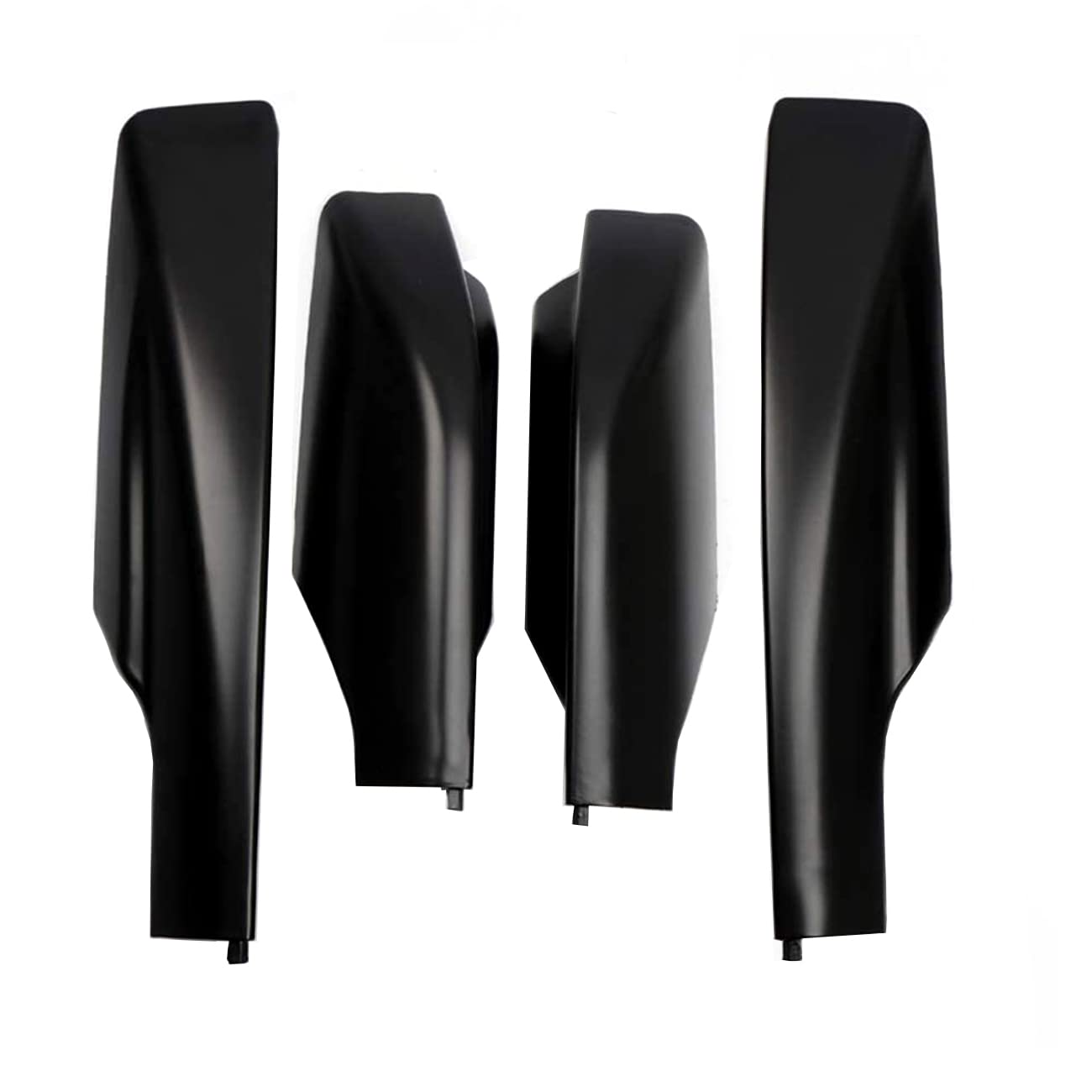 Tocatus Roof Cargo Rack Rail End Cover Shell Cap Trim For Toyota Rav4 2006-2012, Black, 4Pcs