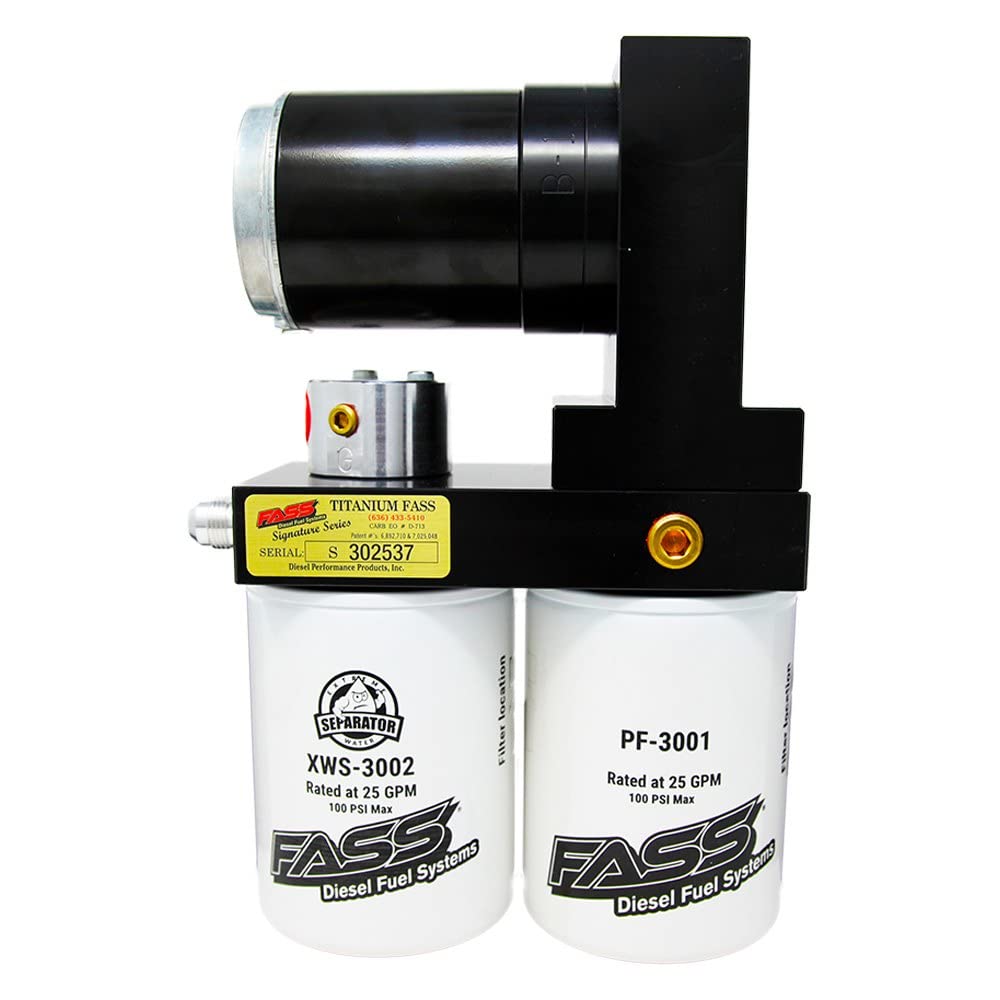 FASS TSC10165G Titanium Signature Series Diesel Fuel Lift Pump 165GPH fits GM Duramax 6.6L 2001-2010