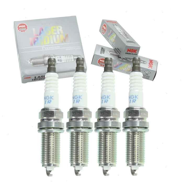 4 pc NGK Laser Iridium Spark Plugs compatible with Toyota Tacoma 2.7L L4 2005-2015