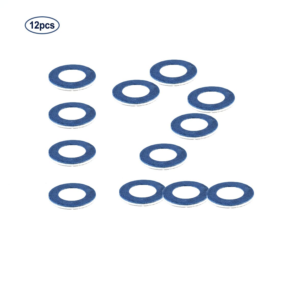 12 Pieces Oil Drain Plug Gaskets 90430-12031 Replacement for Lexus Toyota Scion CT200h ES350 Prius Tundra Sienna Tacoma 4Runner