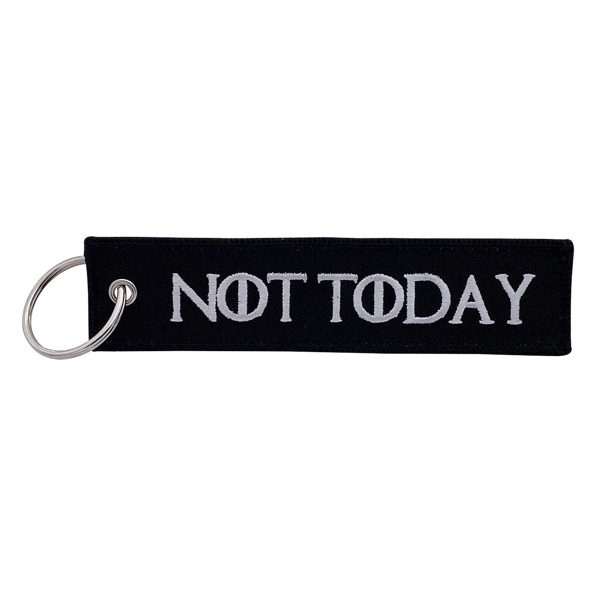 Boostnatics Keychain Tag For Motorcycles, Scooters, Bike, Cars, Backpacks, Gifts, & More (God Of Death (Black/White))