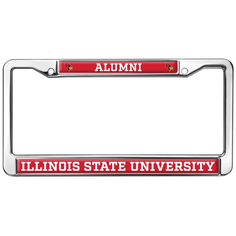 Illinois State University Alumni Logo Full Size Standard License Plate Metal Frame