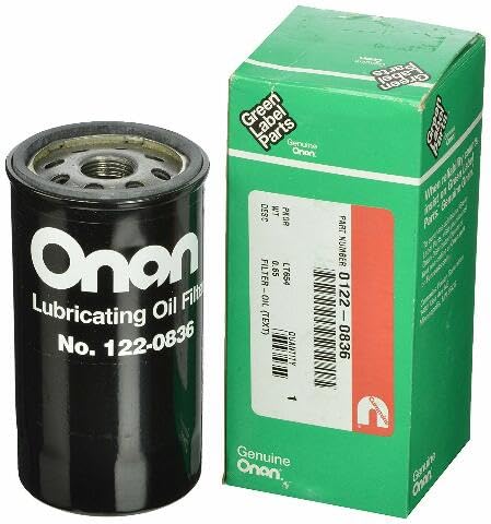 CUMMINS NW Cummins Onan 122-0836 Oil Filter (Packaging May Vary)