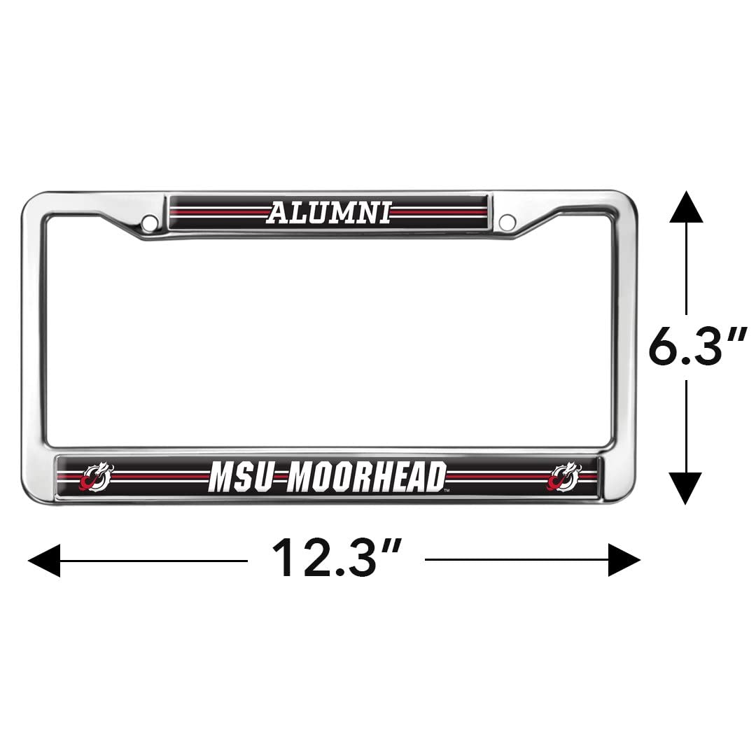 Minnesota State Moorhead Alumni Full Size Standard License Plate Metal Frame