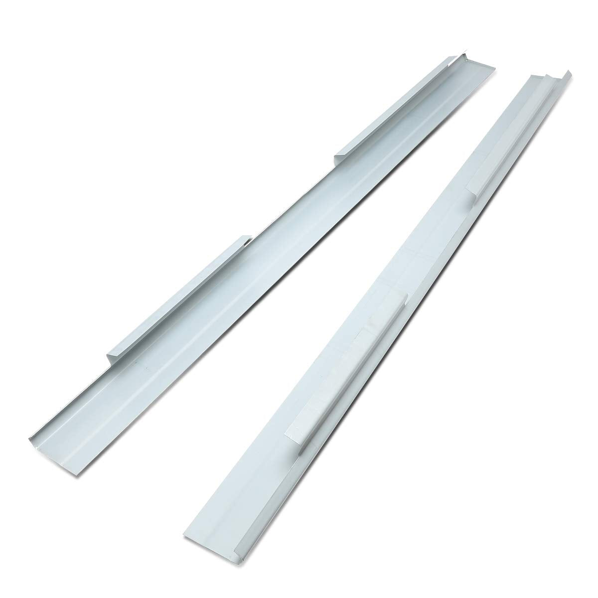 DNA Motoring ZTLY0117 Pair 1/8 Inches Thick Steel Rocker Panel Replacement