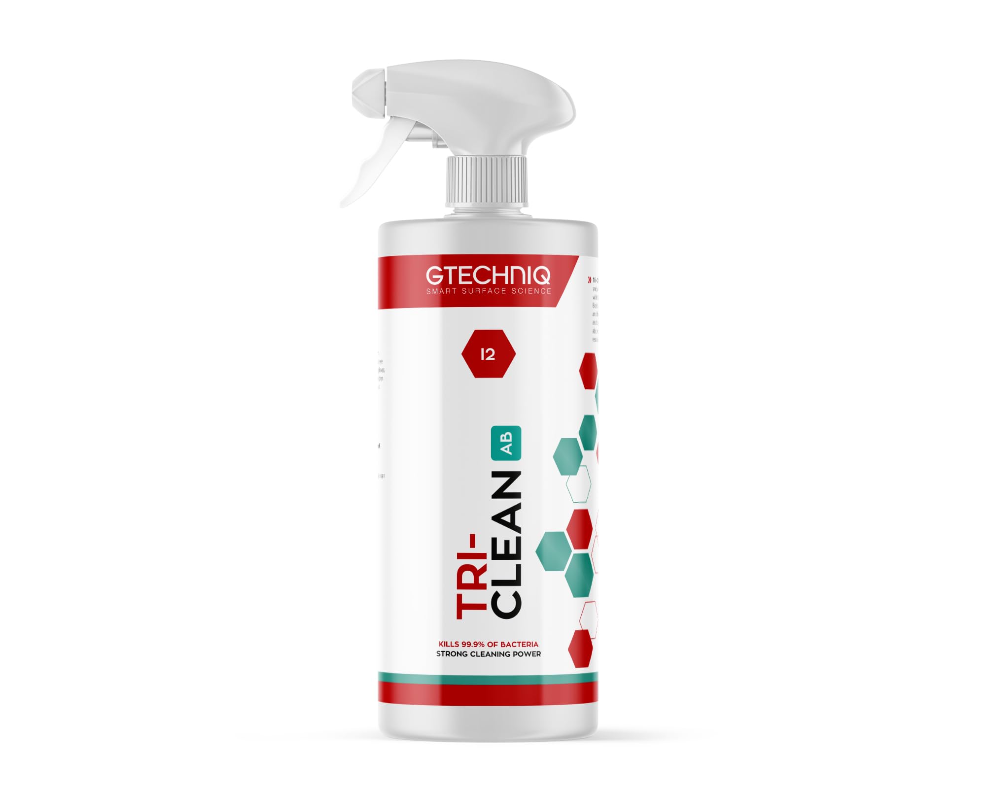 Gtechniq - I2 Tri-Clean - Automotive Interior Odor Absorber; Removes Dirt Attracting Residues; Safe On Leather, Dash, Carpets, U