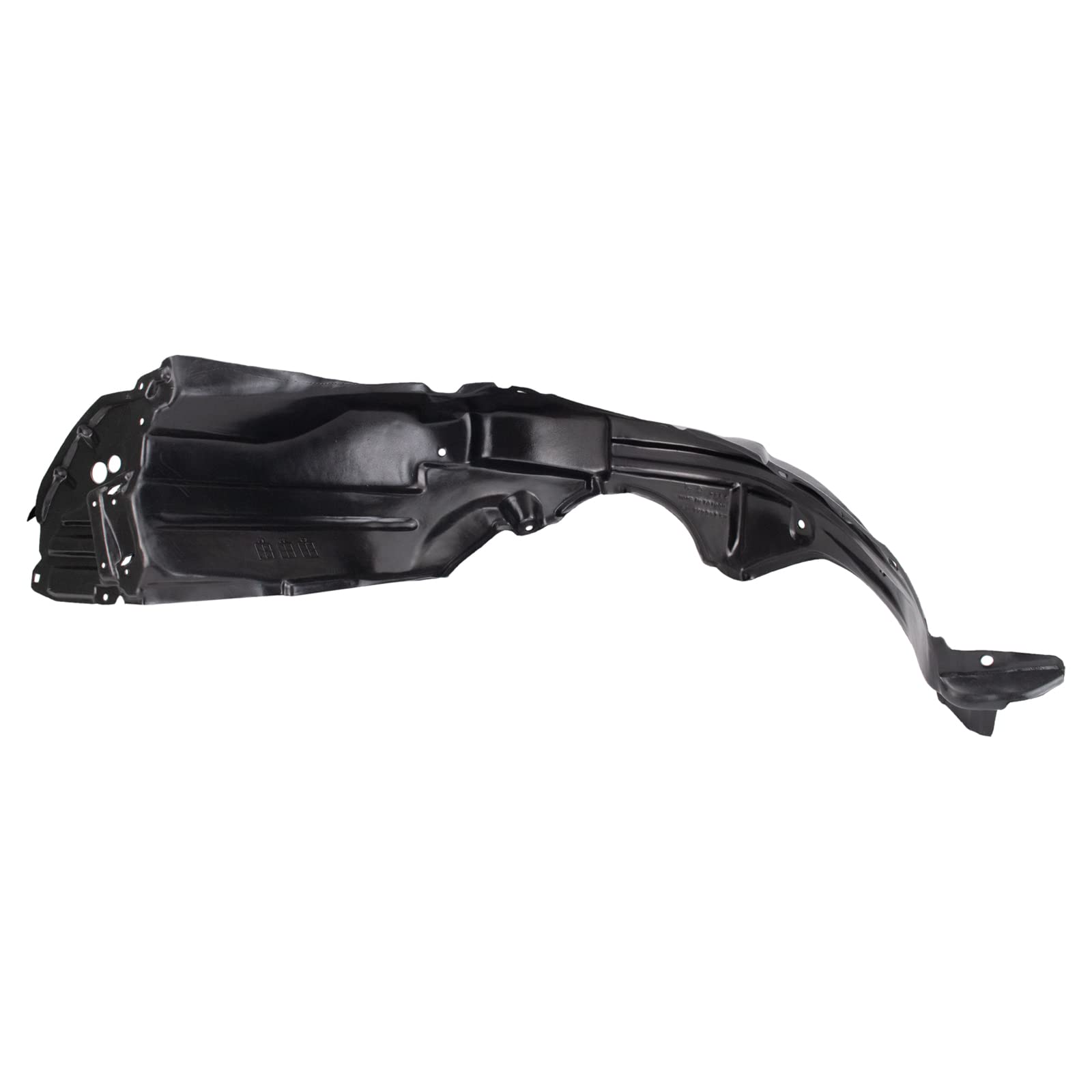 Trq Inner Fender Liner Set Compatible With 2012-2014 Toyota Yaris To1248168 To1249168
