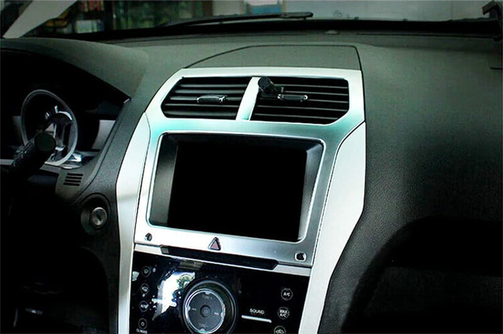 Generic L2R Dashboard Console Trim for Ford Explorer 2011-2015, ABS Plastic, Matte Finish, Model WMFFDEP11140376a-1