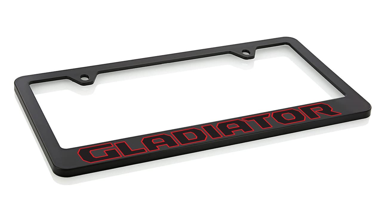 Jeep Gladiator Uv Printed Plastic License Plate Frame
