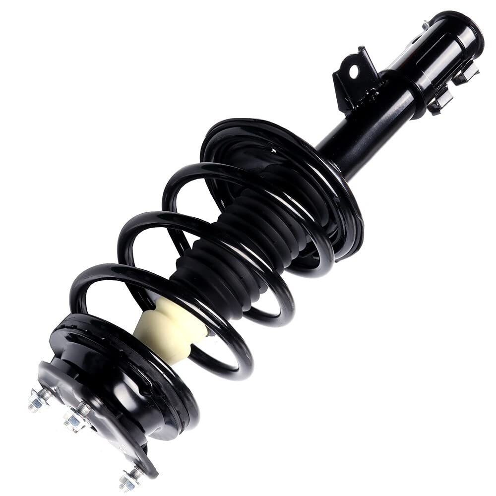 OCPTY Complete Struts Shock Absorbers - Front Assembly for 2007-2010 Hyundai Elantra, Alloy Steel, Black, Set of 2