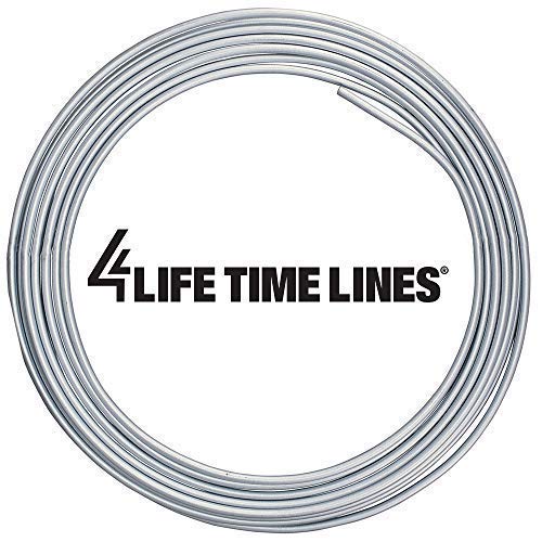4LIFETIMELINES 1/4" x 25 ft Stainless Steel Brake Line Tubing Coil - Marine Grade, Durable, Coil Only