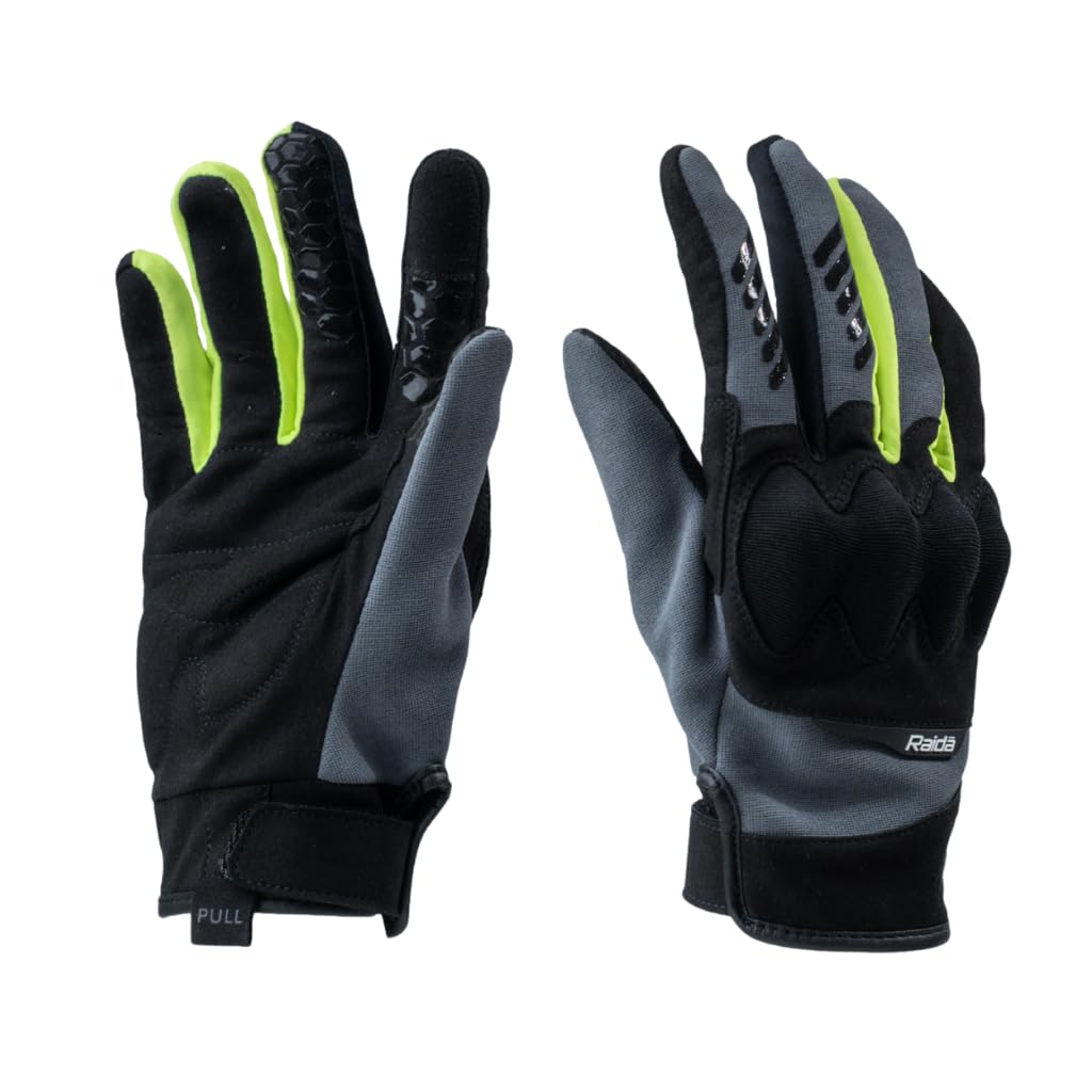 Raida Trailcraft Offroad Gloves | Lightweight & Breathable | Superior Grip With Reinforced Palm | Touchscreen Compatible | Ideal