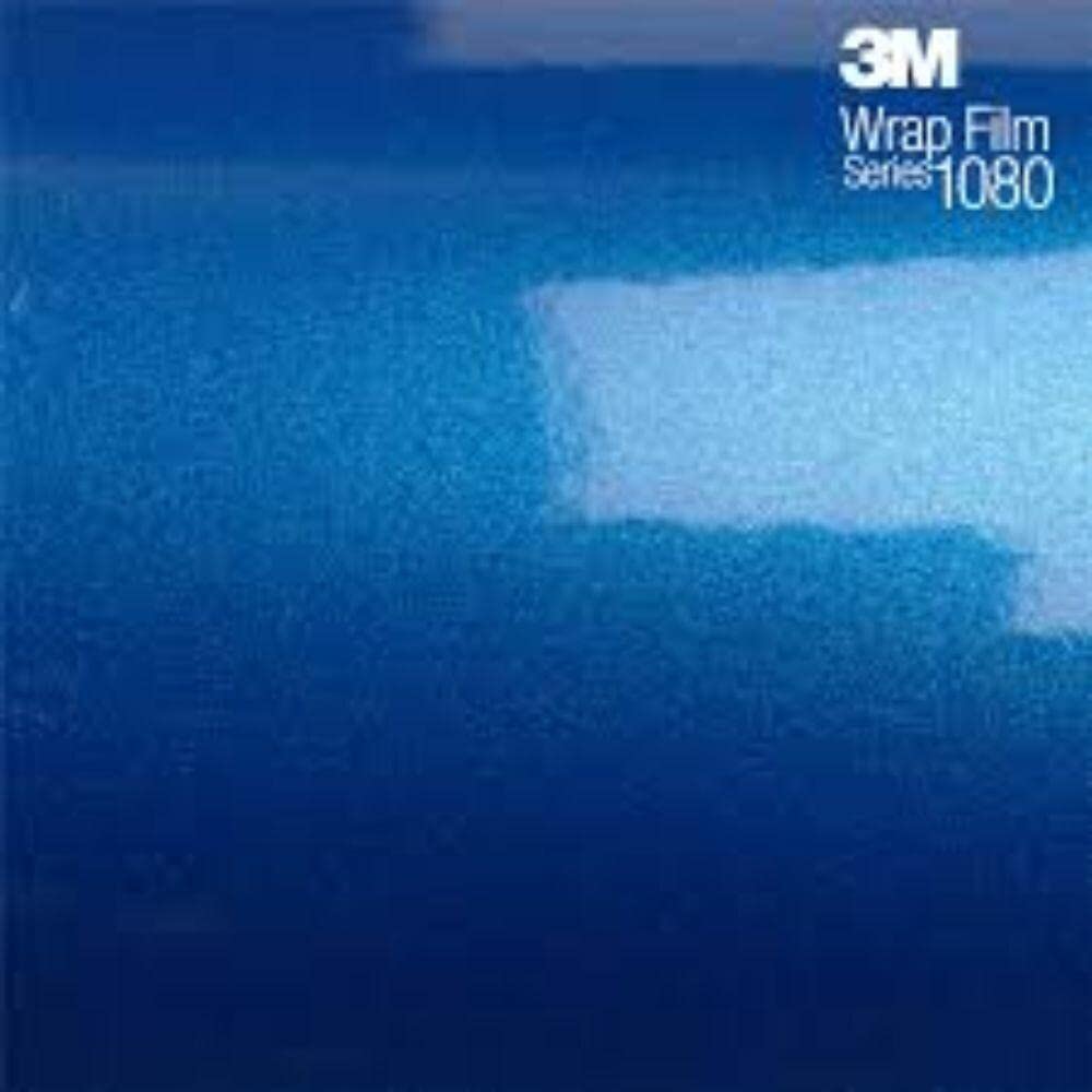 3M 1080 G227 Gloss Blue Metallic 5Ft X 2Ft (10 Sq/Ft) Car Wrap Vinyl Film