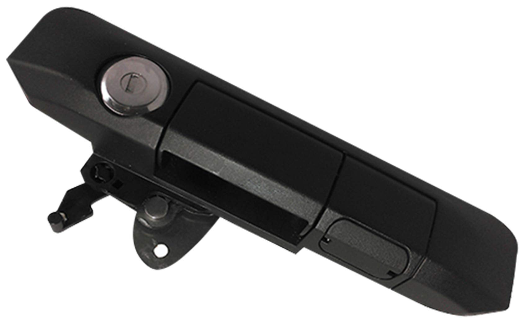 Pop & Lock Pl5400 Black Manual Tailgate Lock With Bolt Codeable Technology For Toyota Tacoma