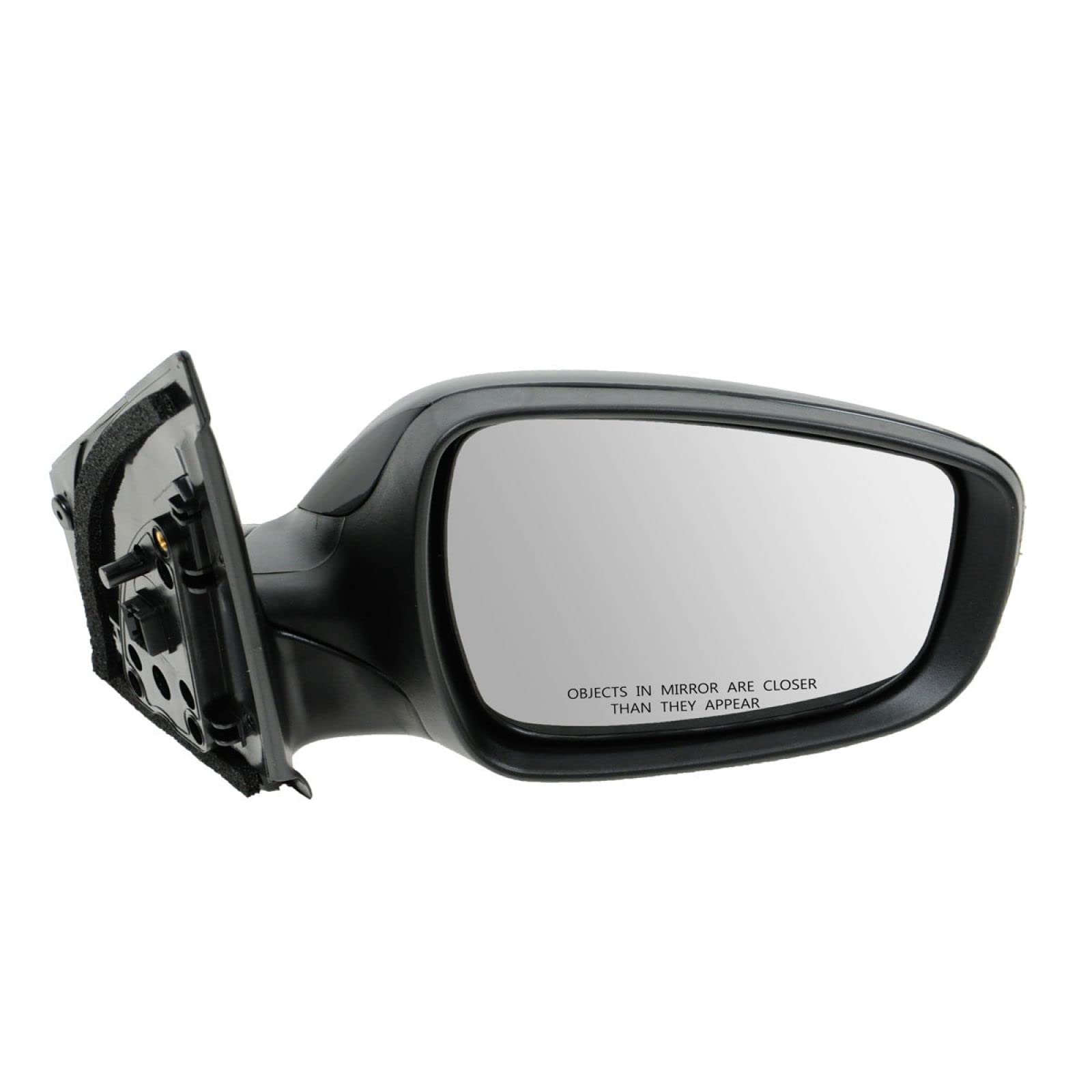 Trq Right Mirror With Heat With Housing Turn Signal Passenger Side Compatible With 2012-2017 Hyundai Accent Hy1321183 Hy1321222