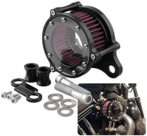 Air Cleaner Intake Filter System Kit Compatible With Harley Davidson Sportster Xl883 Xl883N Xl883R Xl883P Xl1200 Xl1200L Xl1200X