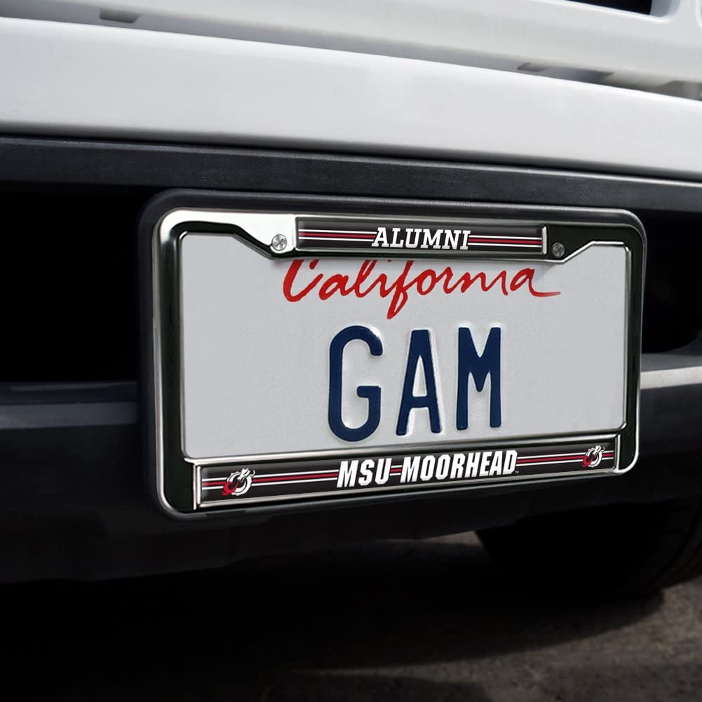 Minnesota State Moorhead Alumni Full Size Standard License Plate Metal Frame