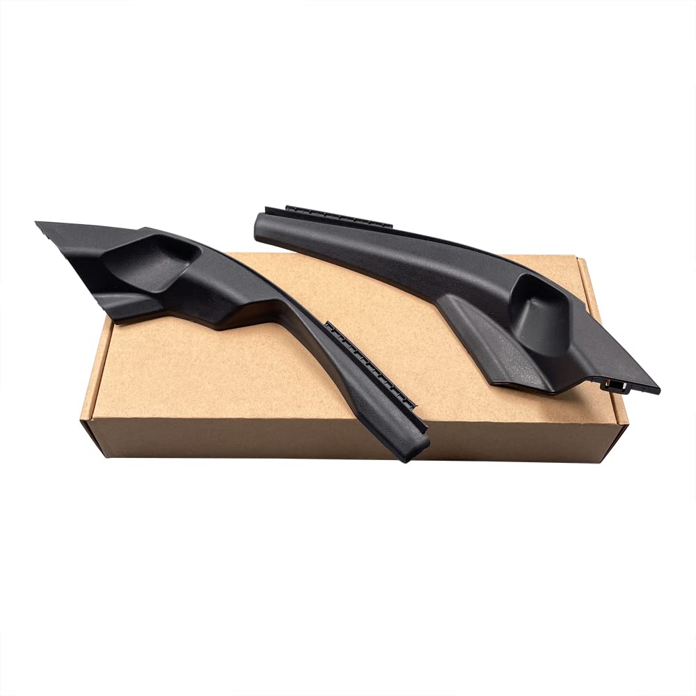 Huyilun0104 1 Pair Left And Right Hood Hinge Cover Cowl Side Windscreen Cover Hood Panel Compatible With Honda Fit 2009-2013