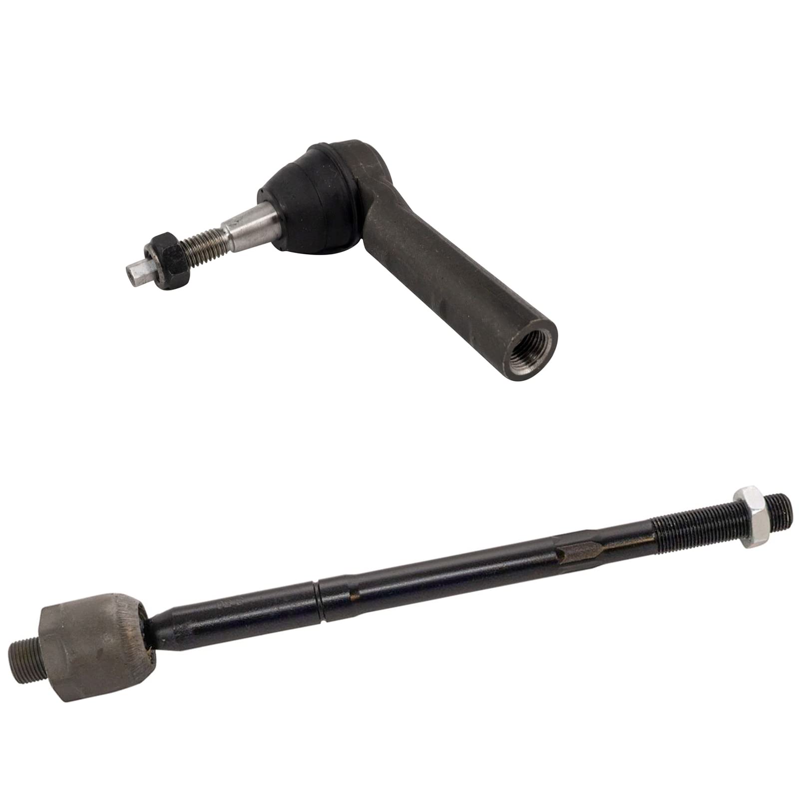 TRQ Front Inner and Outer Tie Rod Set Compatible with 2010-2016 Buick LaCrosse 2011-2013 Regal 2014-2019 Cadillac XTS