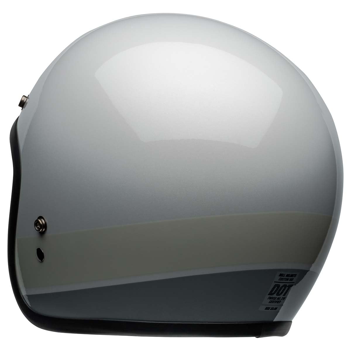 Bell Custom 500 Open-Face Motorcycle Helmet (Apex Gloss Silver Flake - Medium)