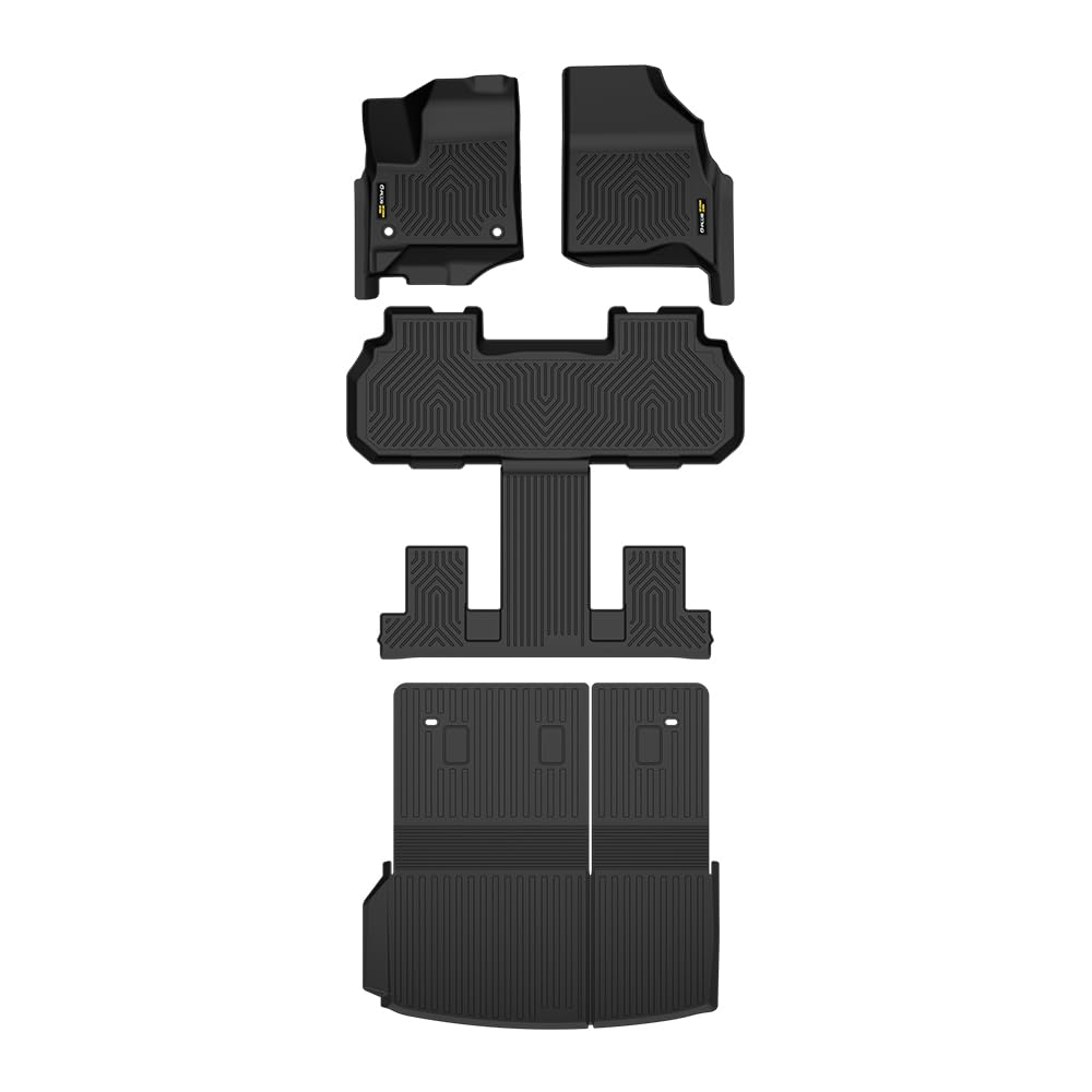 TPE Floor Mats Fit Chevy Traverse 7 Seats 2024-2026 (Not Fit Traverse Limited 2024) 7 Seats Truck Accessories Cargo Liners All W