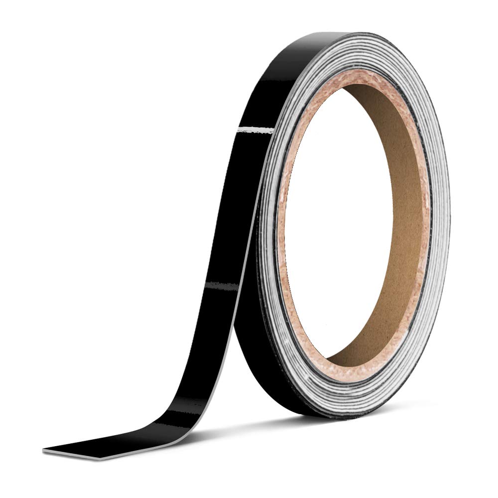ORACAL 651 Gloss Black Adhesive Vinyl Pinstripe Detailing Tape (1/2 x 30ft)