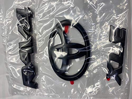 Toyota RAV4 XLE Blackout Emblem Overlays, Black, Plastic, Model PT948-42192-02