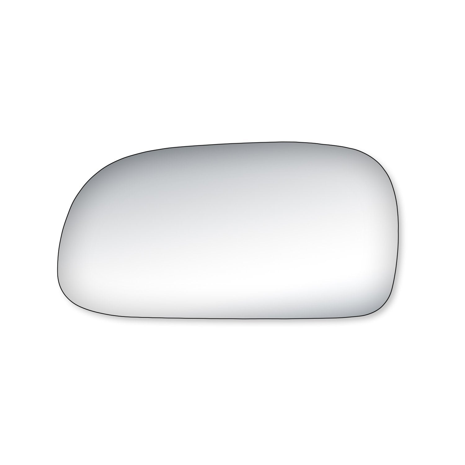 Fit System 99122 Driver Side Mirror Glass, Toyota Corolla Sedan, Wagon LE