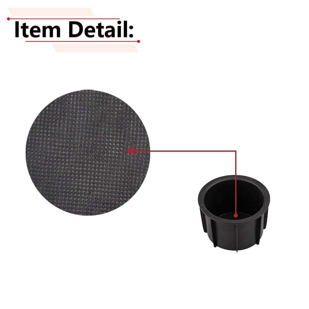 Rlb-Hilon Cup Holder Insert Compatible With Toyota 4Runner 2010-2021 Replaces Oem 66991-35030 2Pc