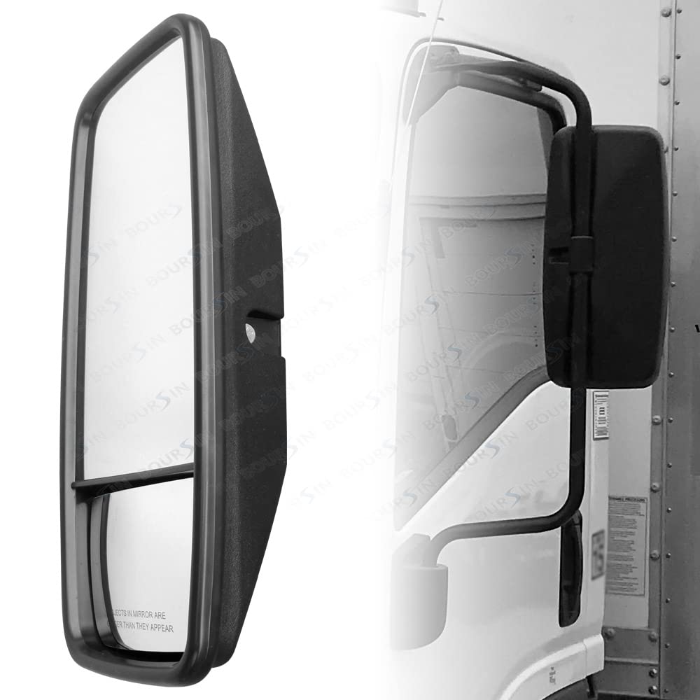 Outside View Door Mirror For ISUZU NPR NPR-HD NQR NRR GMC Chevrolet W3500 W4500 W5500 Truck 4HK1 4JJ1 5.2L 3.0L 6.0L 2008-2023 B
