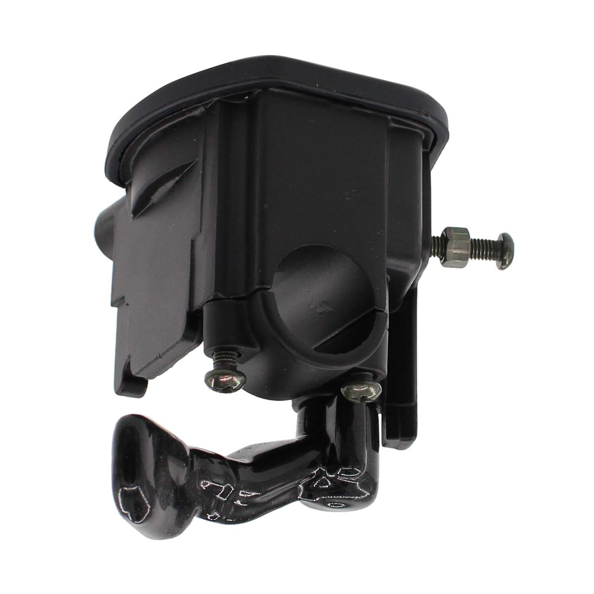 MOTOKU Thumb Throttle Control Lever for Yamaha ATVs, Black Aluminum, Model 4KB-26250-11-35