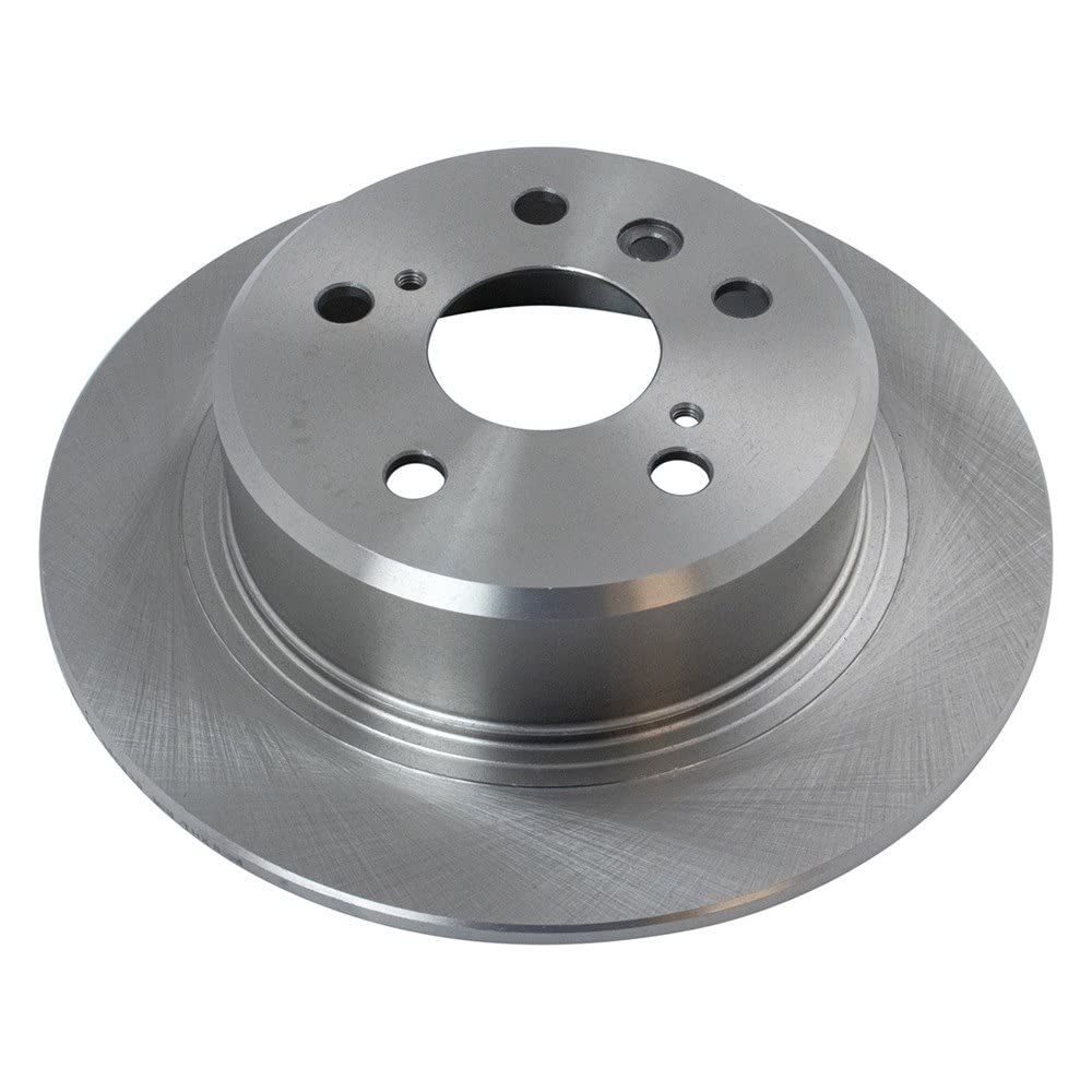 Trq Rear Brake Rotors Set Solid Compatible With 1995-1999 Toyota Avalon