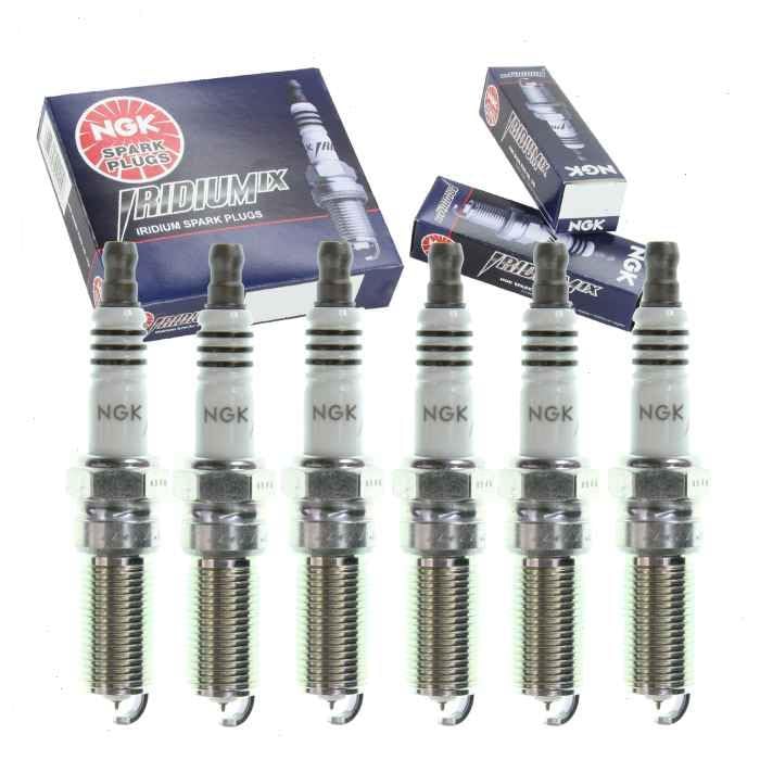 6 pc NGK Iridium IX Spark Plugs compatible with Chevrolet Camaro 3.6L V6 2010-2015