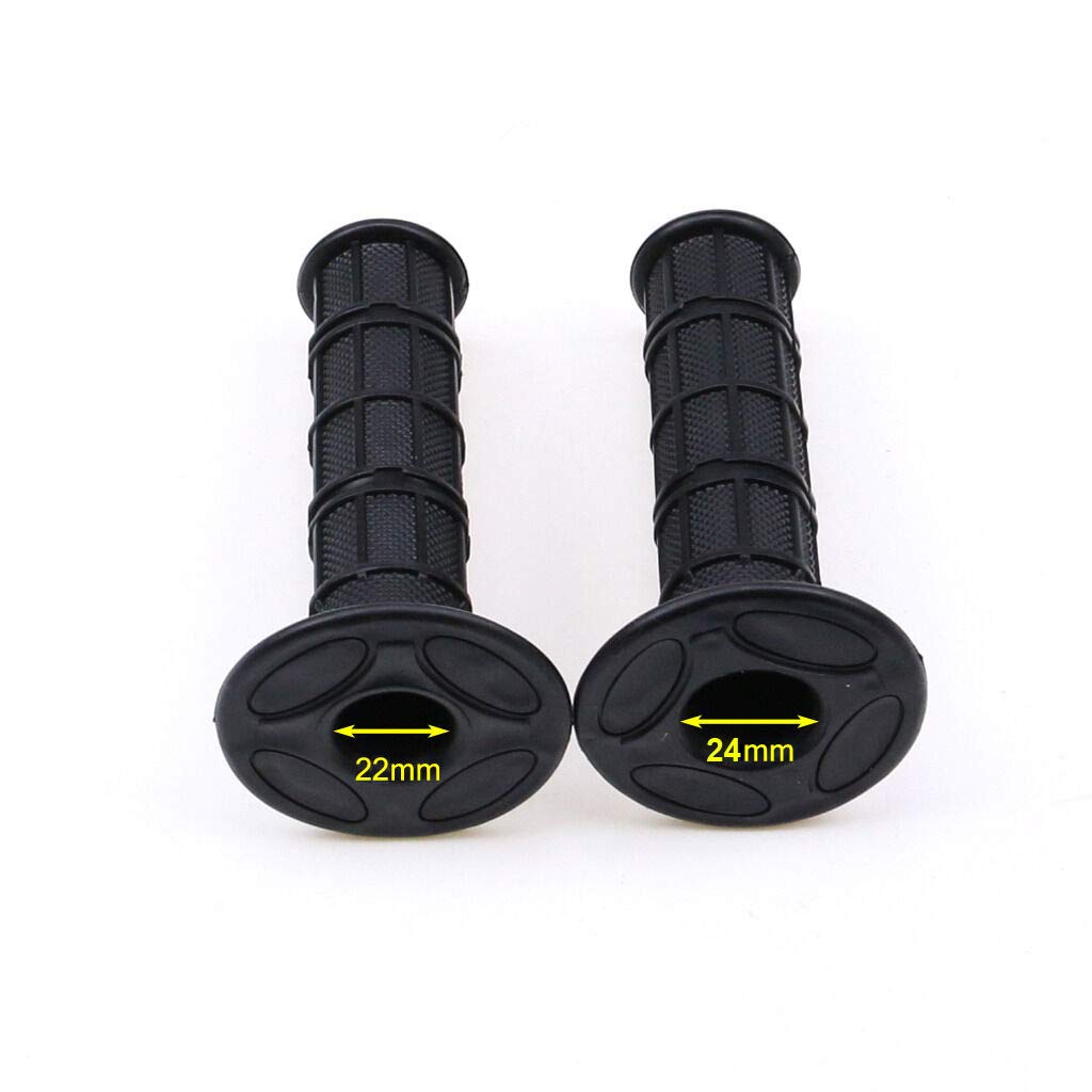 22mm 7/8'' Universal Motorcycle Anti-Slip Rubber Handlebar Grips for KLX SDG XR CRF SDG SSR YZF WRF KXF TTR RMZ Enduro Motocross