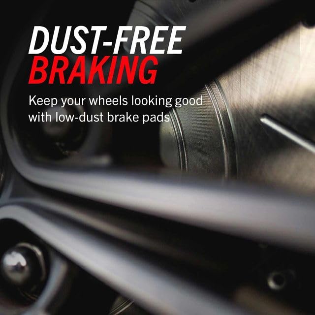 Power Stop Z23-2047 Rear Z23 Evolution Sport Carbon Fiber Infused Ceramic Brake Pads With Hardware