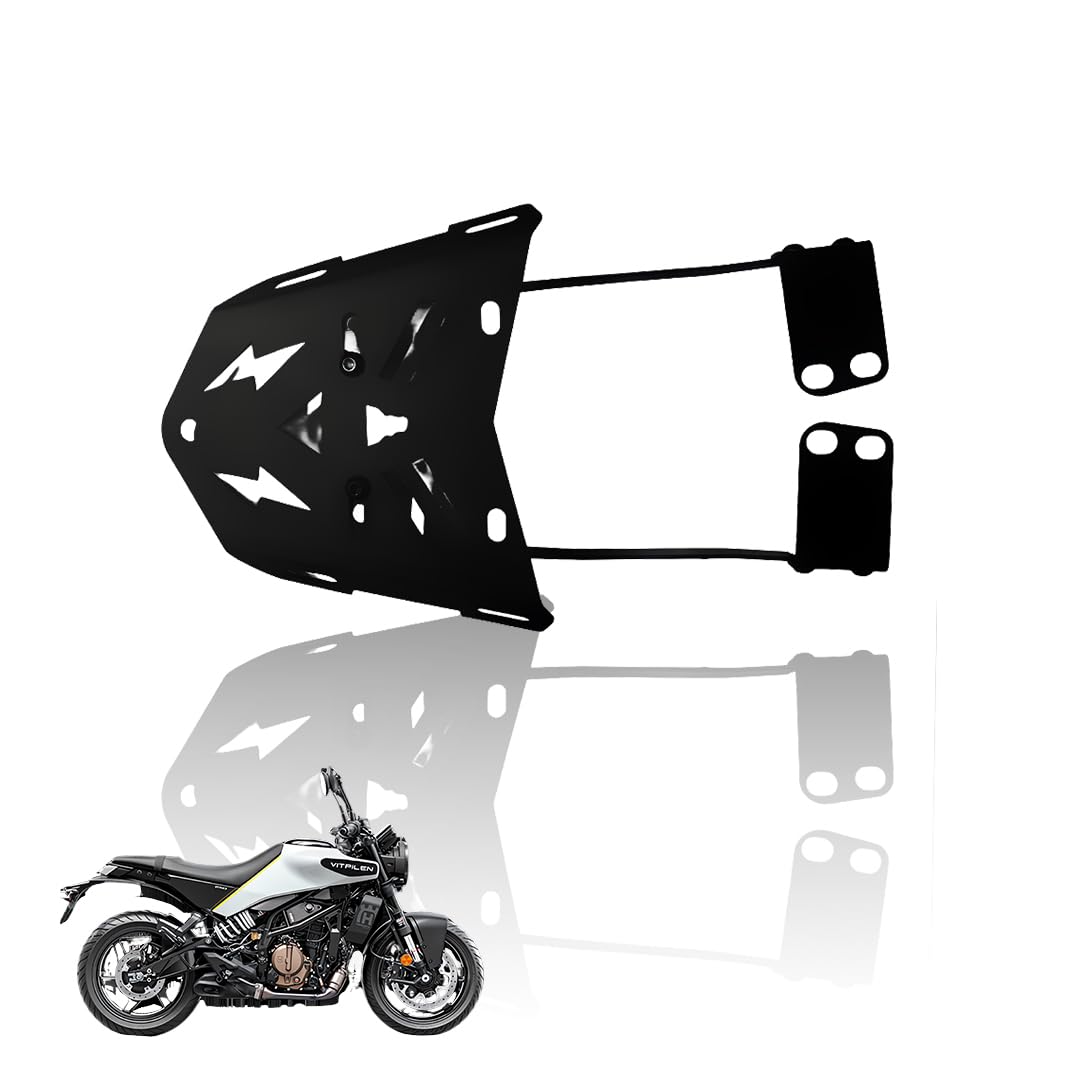 MOTO GENIUS Rear Luggage Rack for Husqvarna Motorbike | Durable Expedition Luggage Carrier | Heavy-Duty Rear Rack