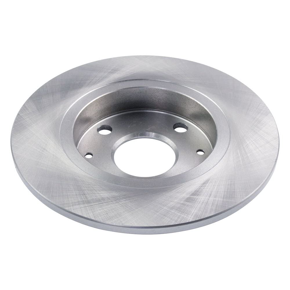 Trq Rear Brake Rotors Set Solid Compatible With 1990-1993 Mazda Miata