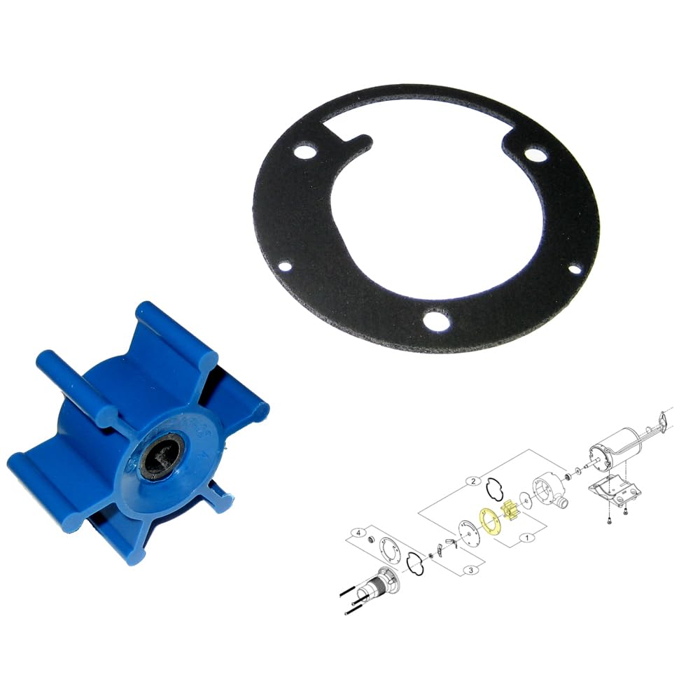 SHURFLO Macerator Impeller Kit 9457100 - One Size, Beige, Plastic