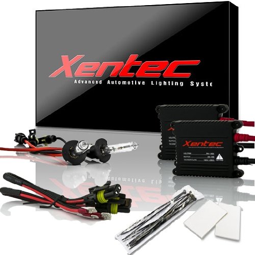 Xentec H3 12000K HID Xenon Bulb Bundle with 55W EP Alloy Slim Ballast (Blue Violet)