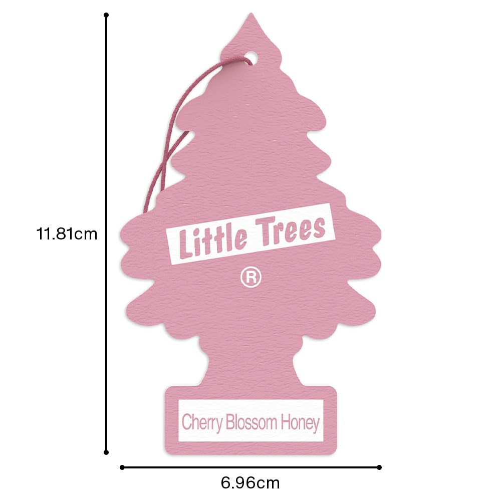 Little Air Fresheners Car Air Freshener. Hanging Tree Provides Long Lasting Scent For Auto Or Home. Cherry Blossom, 24 Air Fresh